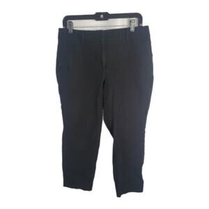 🆓 FREE Ann Taylor Factory black slacks work pants sz 8 Business Casual Basic